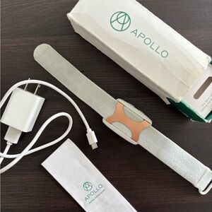 Apollo Neuro Wearable Wellness Band - Silver and Gold Anxiety and Sleep Aid